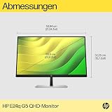 HP E24q G5 23.8 inch QHD Monitor view 4