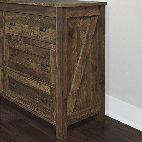 Ameriwood Home SystemBuild Farmington 18" Wide Storage, Rustic
