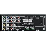 J-Tech Digital &reg; Latest Generation Multi-Functional HDMI Audio Extractor with 8 Inputs to 1 HDMI Output with Optical / Coaxial 5.1 Channel Support 3D & Surround Sound