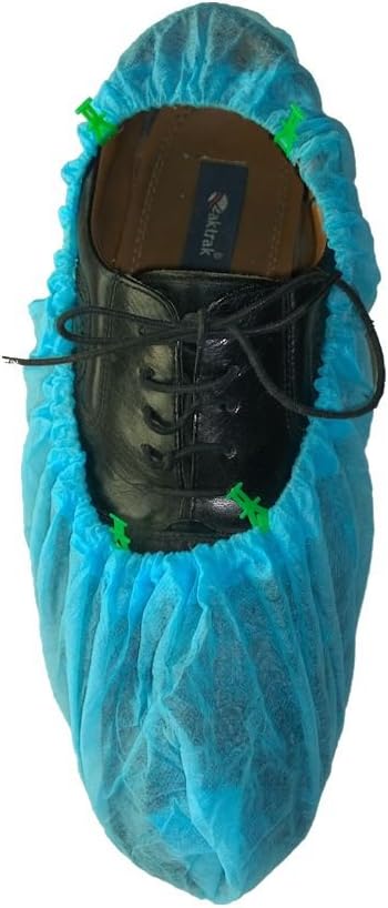 30 Re-Usable & Durable Non-woven Overshoes Shoe Covers which can be used with or without the NEW Easy Use Kwik Kover Disposable Shoe Cover Overshoe Dispenser for Hygiene Areas, Boats, Yachts, Food Production, Crime Scenes, Show Homes. So Easy to Use they will be Used