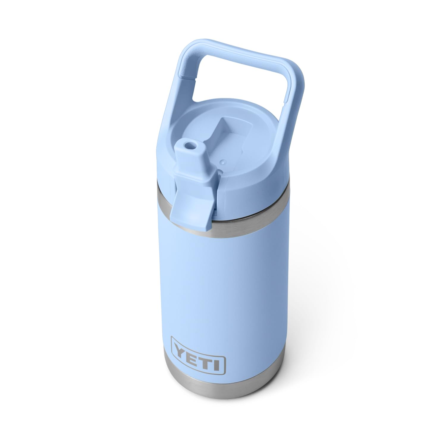 Photo 1 of YETI Rambler Jr. 12 oz Kids Bottle, with Straw Cap, Big Sky Blue
