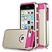 ULAK iPhone 5C Case,5C Case, Slim 2in1 Apple iPhone 5C Case Cover Lightweight Hybrid with Rugged TPU Inner PC Hard Protective Cover for All Version of Apple iPhone 5C (Gold+Rose)