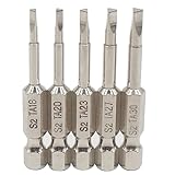 Fixinus 5 Pieces Magnetic Triangle Screwdriver Bits