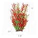 donau Red Large Aquarium Plants Plastic Fish Tank Plants Artificial Aquarium Decor 15 Inchesthumb 2