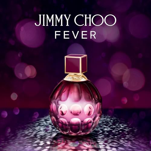 JIMMY CHOO - Fever Eau de Parfum - Women\'s Fragrance - Floral Gourmand - With notes of Black Plum Nectar, Heliotrope & Roasted Tonka Bean - 3.3 Fl Oz