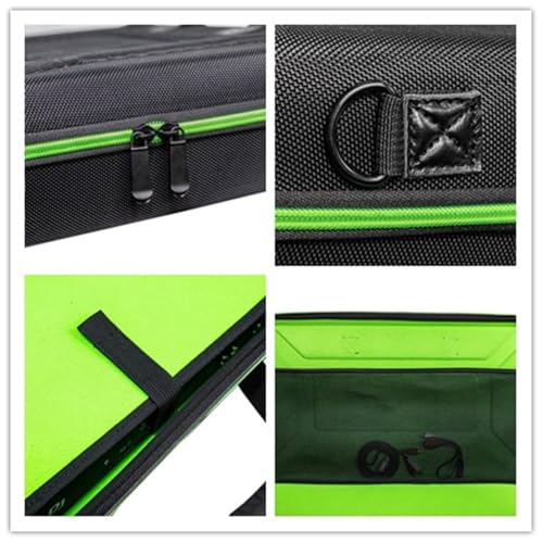 DJ Controller Case for DDJ-FLX4/ DJ 400/ DDJ-REV1, Padded DJ Controller Bag with 5 Pockets for Laptop, Headphones, Cables, DJ Carrying Case with Adjustable Shoulder Strap