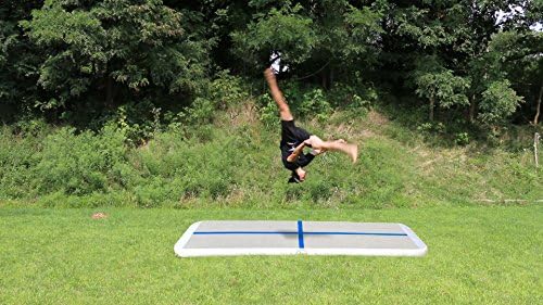 Garybank Airtrack Air Track Tumbling Mats for Gymnastics Inflatable GYM Mat Home Edition Air Floor 3.3'x 6.6' x 4" (1x2x0.1M)