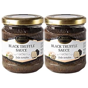 Zwarte zomertruffel Tuber aestivum Salsa Tartufata Black summer truffle Luxe Gourmet saus Pasta ideaal voor vlees…