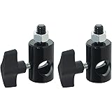 WELLMAKING 2PCS Rapid Adapter Convert with 3/8" Screw DSLR Mount Bracket Multi Functional Mount Bracket Adapter, Photo Studio