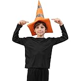KalcyKizz Children's Traffic Cone Costume Hat