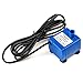 JIAN YA NA Super Silent New SP160 Replacement 12V Electric Water Pump 5.9ft Long Cable Low Power Consumption Motor Compatible for Eleoption Flower Pet Fountains (Blue Pump)