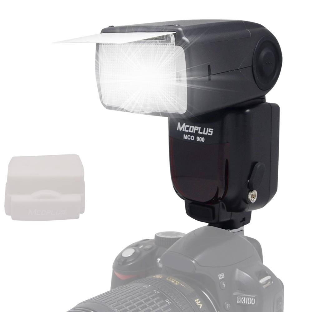 Mcoplus MCO-900 i-TTL GN58 Flash Speedlite for Nikon D7100 D7000 D5300  D5200 D5100 D3300 D3200 D3100 D3000 D800 D600 D750 D700 D300S D300 D200 D90  D80 D60 ...