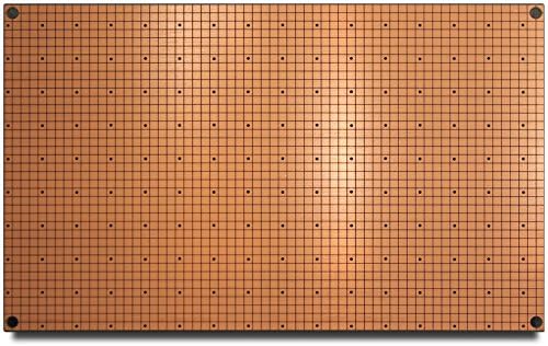 SP3-100x100-G SMTpads, Size 3, 100x100mil Pads, Unplated Holes to Ground Plane, 2 Sided PCB, Size 3 = 100 x 160mm (3.94 x 6.30in)