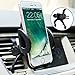 Car Phone Mount, Universal Air Vent Car Mount Holder Cradle brackey with Three-Sided Handles and one-Touch iPhone 11 X XS Max XR 7 8 Plus, Galaxy S10 S9 S8 S7 LG Nexus Nokia and More