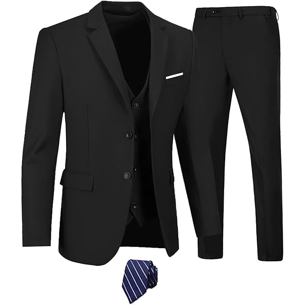 Amazon.com: MiBotong Men's Wedding Suits Two Pieces Big and Tall