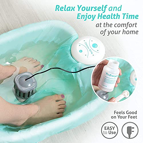 BioEnergizer Foot Spa Pro Foot Bath Basin Machine for Cramped Muscles