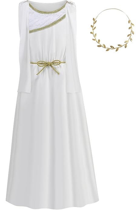 Disfraz Griego Para Niños Cleopatra Antigua Grecia Diosa Vestido