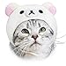 Kitan Club Cat Cap - Pet Hat Blind Box Includes 1 of 5 Cute Styles - Soft, Comfortable and Easy-to-Use Kitty Hood - Authentic Japanese Kawaii Design - Animal-Safe Materials (Rilakkuma)
