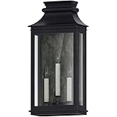 Maxim Savannah VX - 3 Light Outdoor Wall Mount-22 Inches Tall and 10.5 Inches Wide-Black Oxide Finish