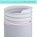 Welsoon 79 Inch Exhaust Hose for Portable Air Conditioner 5 Inch Diameter Universal, Counter Clockwise Threads Air Conditioner Hose - Portable AC Vent Exhaust Hose