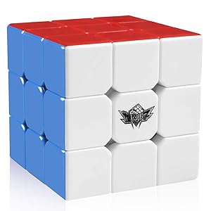 D-FantiX Cyclone Boys 3x3 Speed Cube Stickerless Magic Cube 3x3x3 Puzzles Toys (56mm)