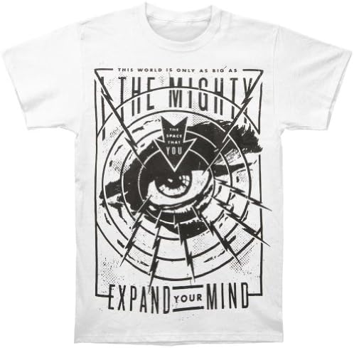 I The Mighty Men's Expand Your Mind T-shirt X-Large White