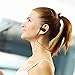 iClever Bluetooth Sports Headphones Sweatproof, On-Ear Earbuds Wireless for Running, Exercise, Workout, Gym (7 Hours Play Time) (Red)