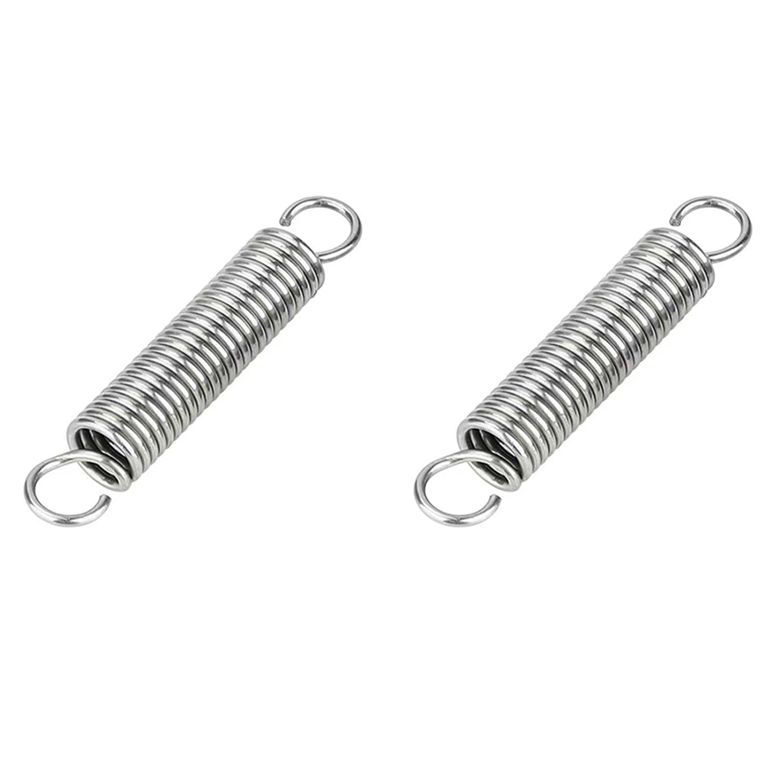 2PCS Extended Compressed Springs,Double Hook Tension Spring 70MM,Stainless Steel Dual Hook Torsion Spring,Tension Spring for Machinery,Furniture