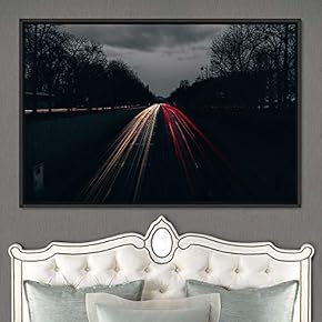 signwin Framed Canvas Wall Art Light Exposure Colorful...