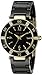 Anne Klein Women's 109416BKBK Swarovski Crystal Accented Gold-Tone Black Ceramic Watch