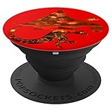Cool Unique RED Splash Dragon Pattern - PopSockets