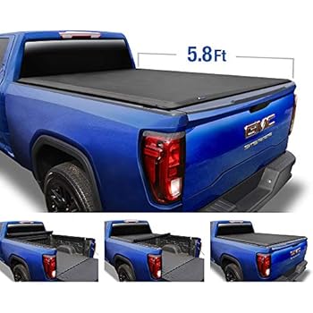 Lund 96092 Genesis Roll Up Soft Tonneau Cover 2007 2018 Gmc Sierra 5 5 Bed