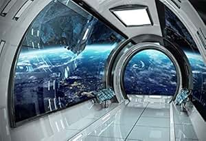 Amazon.com : OFILA Space Station Backdrop 7x5ft Science