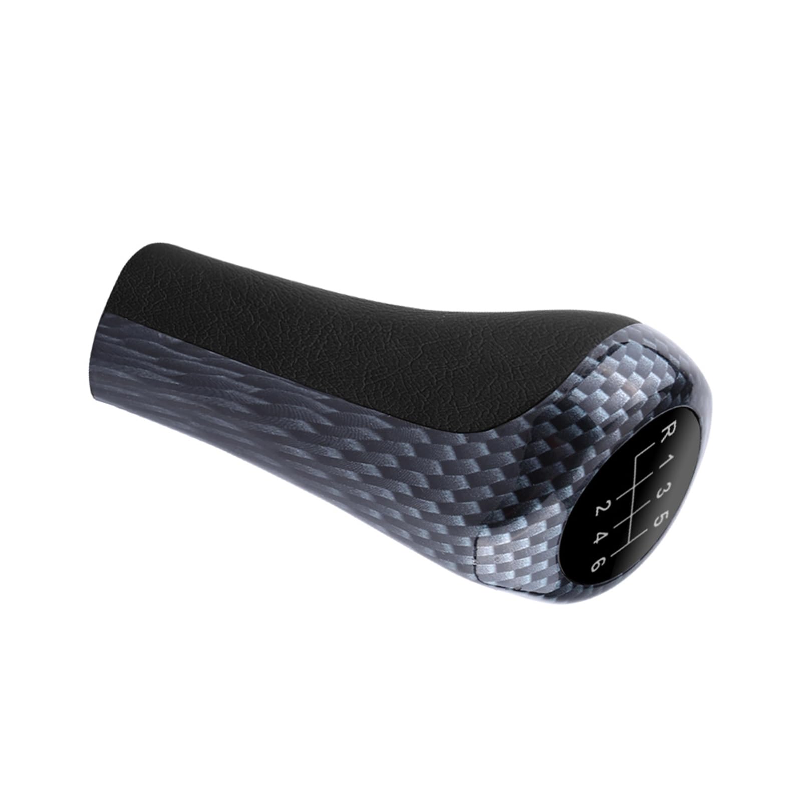 Keenso Shift Knob Head, 6 Speed Car Gear Shift Knob Stick Head for E90 E91 E92 X1 X3 X5 X6 Carbon Fiber Colorbmw Shift knob Carbon Shift knob