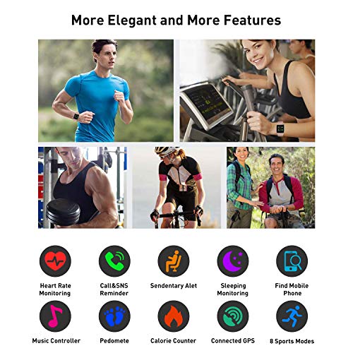 Fitpolo Smart Watches for Women Men, Smart Watch for Android Phones and iOS  Phones, IP68 Swimming Waterproof Fitness… – Electronics Express 247