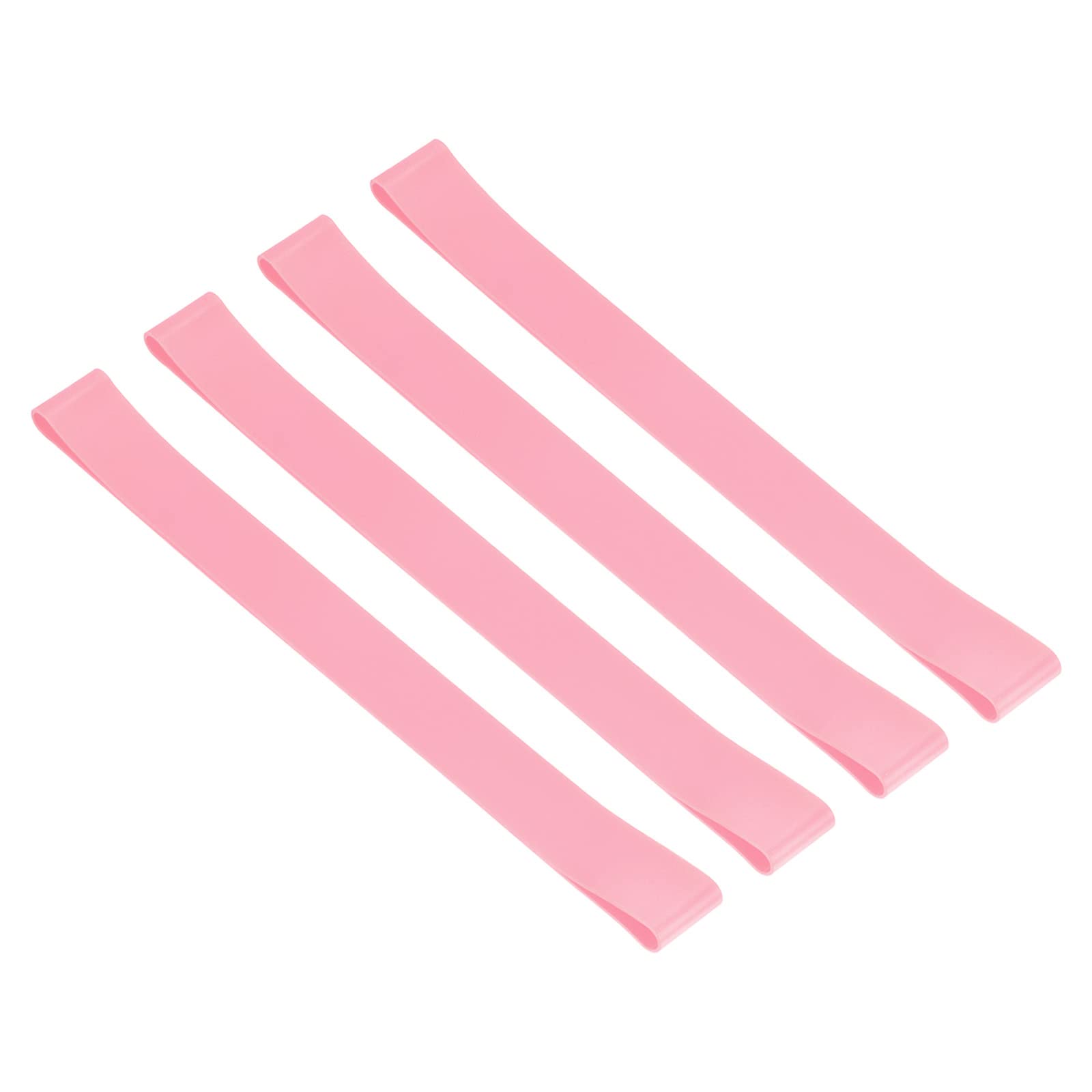 PATIKIL Towel Bands, 4 Pack Elastic Beach Chair Towel Clips Windproof Towel Holder Silicone Rubber Bands Straps for Beach Pool Cruise Chairs, Pink