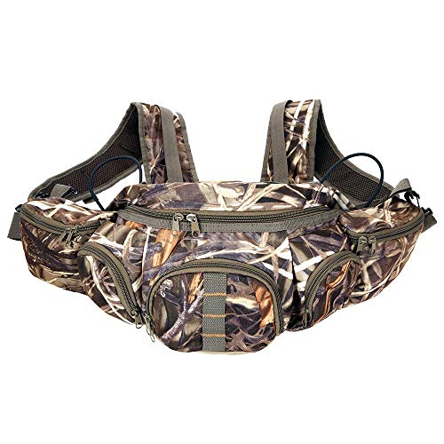 Unistrengh Hunting Camo Fanny Pack with Harness Waist Pack Pouch with