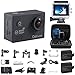 Action Camera HD 1080P Underwater Sports Camera Waterproof Camera Full Camcorder with 2 x 1050mAh Batteries and Outdoor Accessories Kits for Bike, Helmet, Motorcycle, Drone, Kids, for Extreme Sport