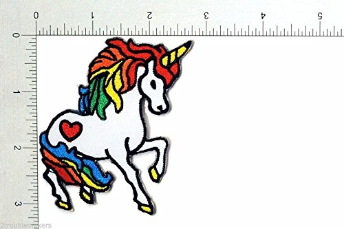 Colorful Clover Leaf Lucky Iron On Patch - 2.75x2.5 Inch Embroidered Sew On Applique