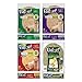 Flatout Light Flatbread Wraps Sampler 4 Pack, Original, Italian Herb, Garden Spinach, and Sundried Tomato, 11.2 oz.