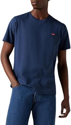 Herren Ss Original Housemark Tee T-Shirt,Cotton + Patch Dress Blues,M