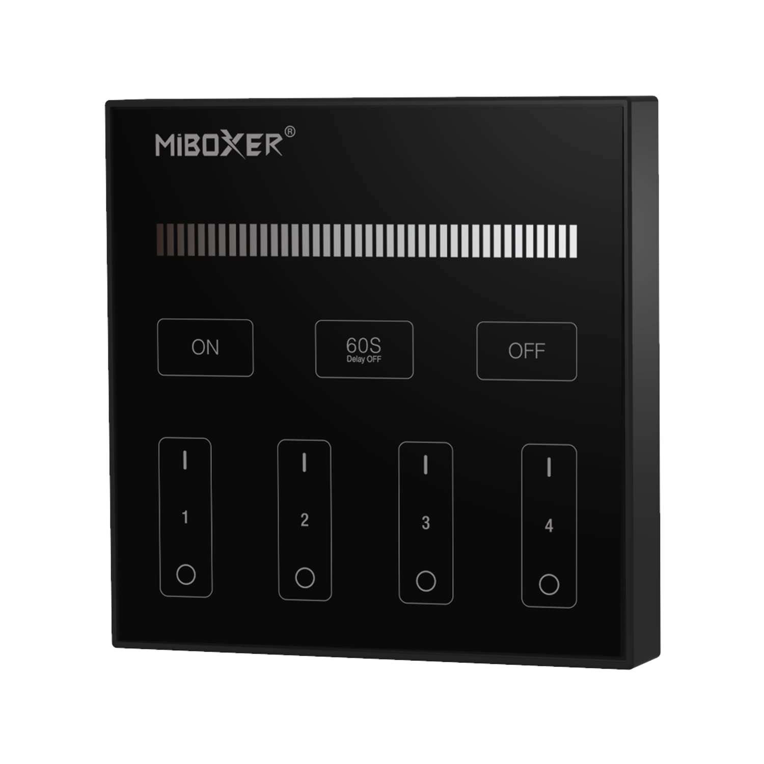 LIGHTEU®, Miboxer 4 Zone Remote Brightness Dimmable 2.4Ghz RF Remote Control, B1-B — image 1