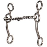 Equisential by Professionals Choice Equine Performance Long Shank Twisted Wire Snaffle Bit
