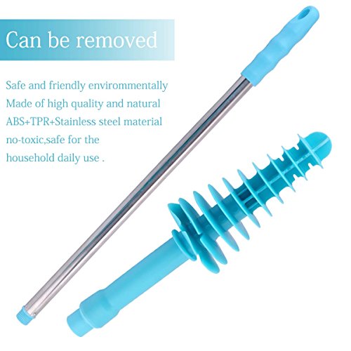 Sendida Toilet Plunger Unclogger - Toilet Clog Remover, Drain Cleaner, Bathroom Toilet Dredge Pipe for Clogged Siphon Toilet