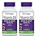 Natrol Vitamin D3 2,000 IU Mini Tabs, Strawberry, 90 Count (2 Pack)
