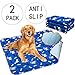 Yangbaga Washable Pee Pad for Dogs, 36x64in Extra Large Non Slip Puppy Pad, Extra Thick Whelping Pad with Great Urine Absorption, Odor Control Training Pad (32*36 in(Pack of 2))