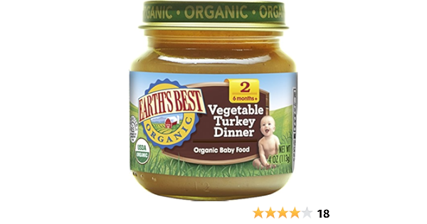 earth's best turkey baby food