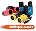 Toy Binoculars for Kids and Toddlers | Christmas or Birthday STEM Gift for Baby Boys Girls and Twins | Great for Party Pretend Play Outdoors and Travel Trips | Best for 3 to 6 yr | Small and Compact