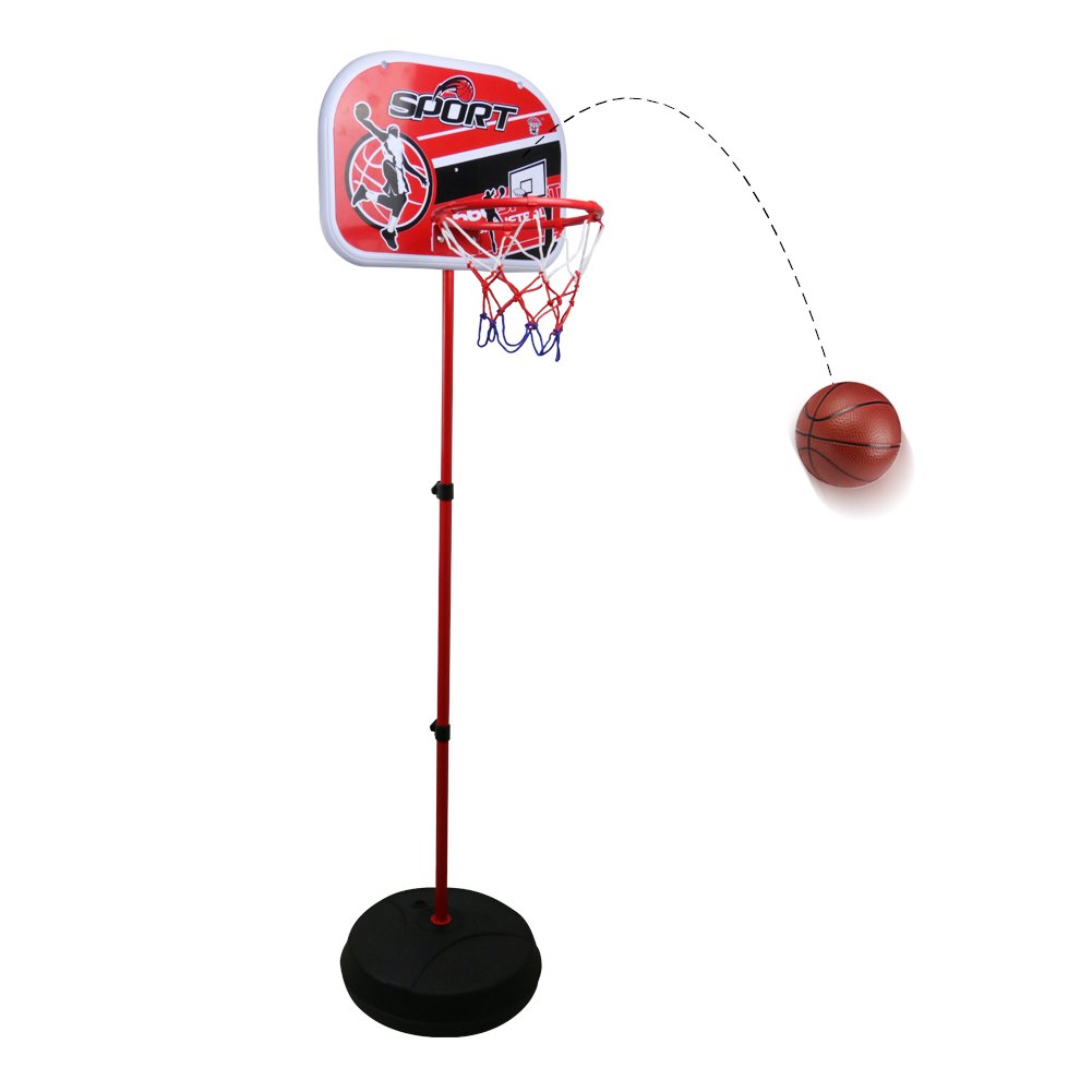 Canastas Baloncesto Niño Infantil con Balón Canasta Ajustable para Interiores y Exteriores