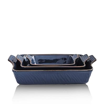 KOOV Ceramic Bakeware Set, Rectangular Lasagna Pans, Nigeria Ubuy